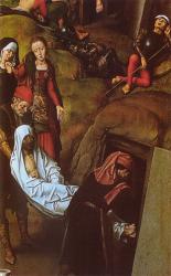 Hans Memling: Jézus temetése -részlet